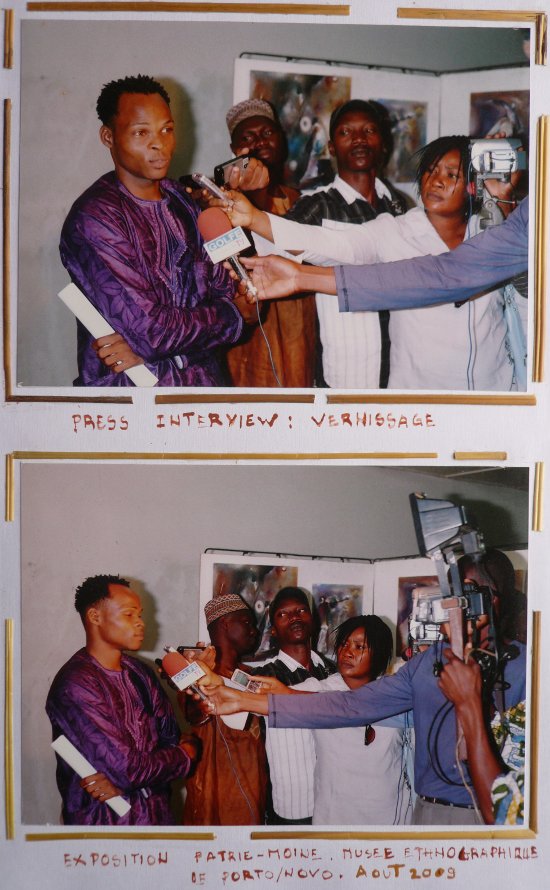 Vernissage de l'exposition Patrie-Moine 1